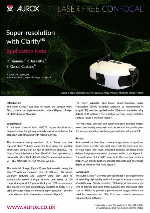 Super Resolution with ClarityHS